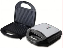 Geepas GGM6001 700W 2 Slice Grill Maker With Non-Stick Plates
