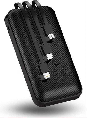Excellent 20,000mAH 3X Portable Power Bank - Black/White