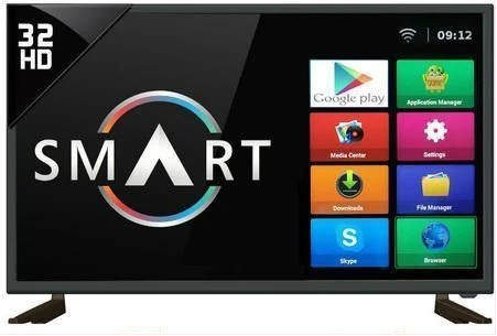 Global Star 32 - Inch Smart Android HD LED Digital TV Frameless With Inbuilt Free To Air Decoder - Black