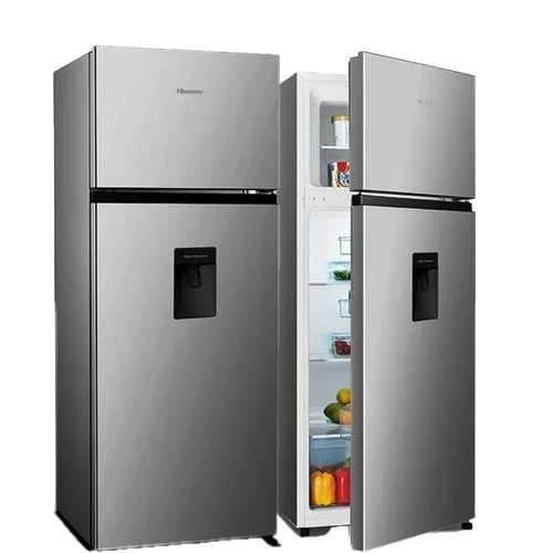 Hisense 270-Litre Fridge RD-27D; Water Dispenser Top Mounted Double Door Fridge Refrigerator -Silver (3YRs WRTY)