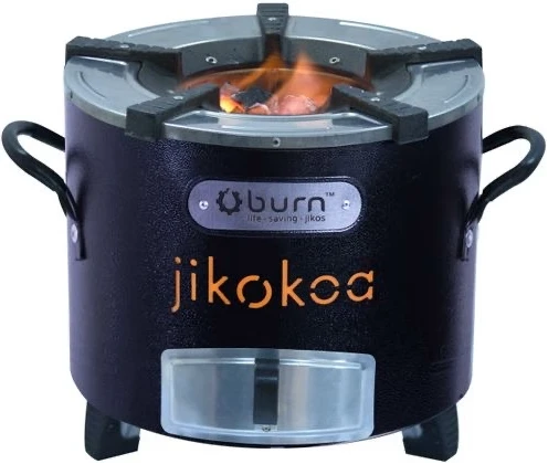 Jikokoa/Ecoa Classic Charcoal Saving Stove (Sigiri) - Black/Silver