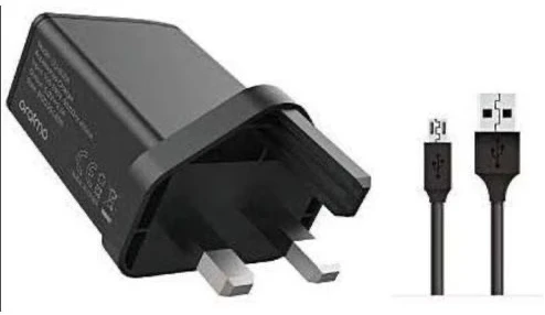 Oraimo Fast Charge Adapter & USB Cable - Black