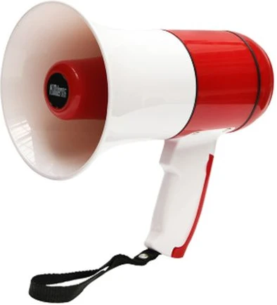 Loudspeaker Megaphone With Recording Reading Advertising Hawker- Multi-colour