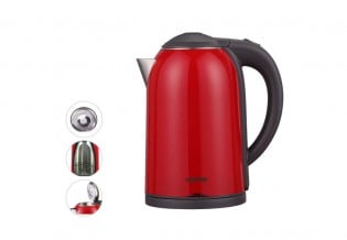 Geepas Electric Kettle, GK38013, 1.7 Litres - Red