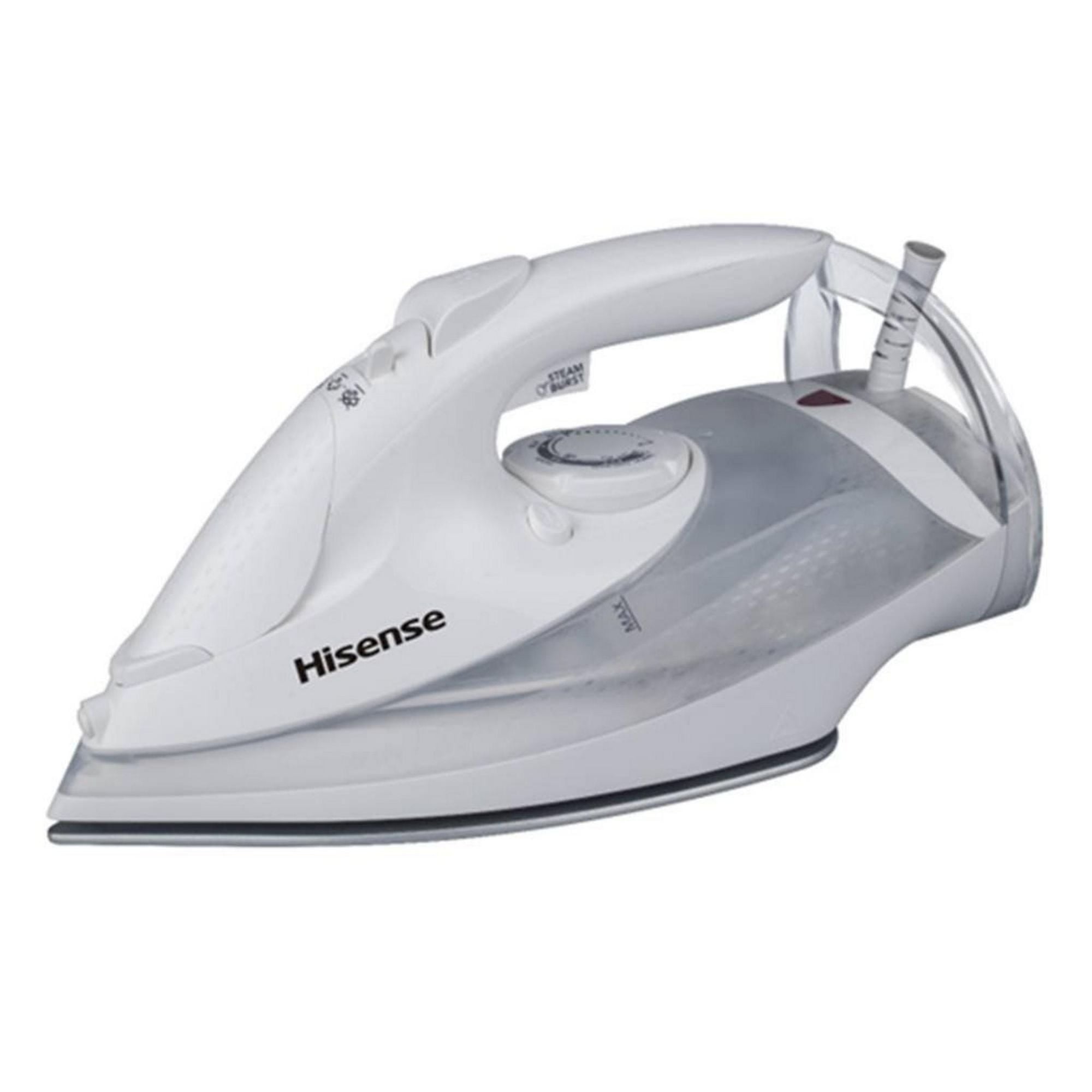 Hisense Steam Iron for Clothes-2800W Powerful Steam of 30 gm/min, water tank with 0.3 L, Press Spray Function, Anti-Clacium, Anti-Drip, Vertical Stream, Auto-Shut off, H28SIWES1