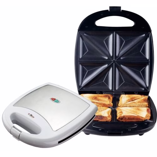 Electro Master EM-SW-1131 4 Slice Sandwich Maker - White