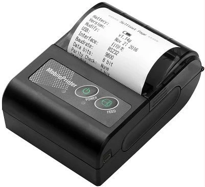 Portable 58mm Wireless BT Mobile Thermal Receipt Printer