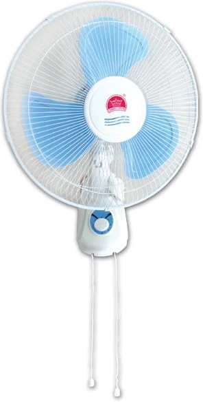 Changli Crown 16" Wall Fan Oscillating & Tilting Electric Type - White,Blue
