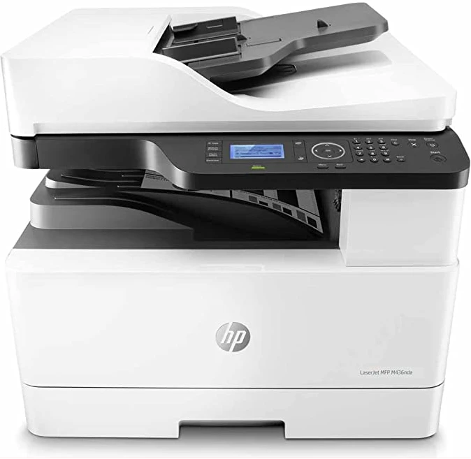 HP LaserJet MFP M436nda Printer, Multifunction High Speed A3 Smart Business Printer (W7U02A) - White