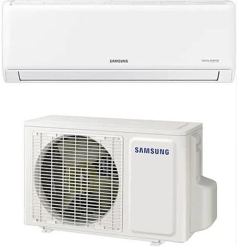 Samsung 9000 BTU Wall-Mount Inverter Air Conditioner AC With HD Filter, R410A, AR09TVHGAWK - White