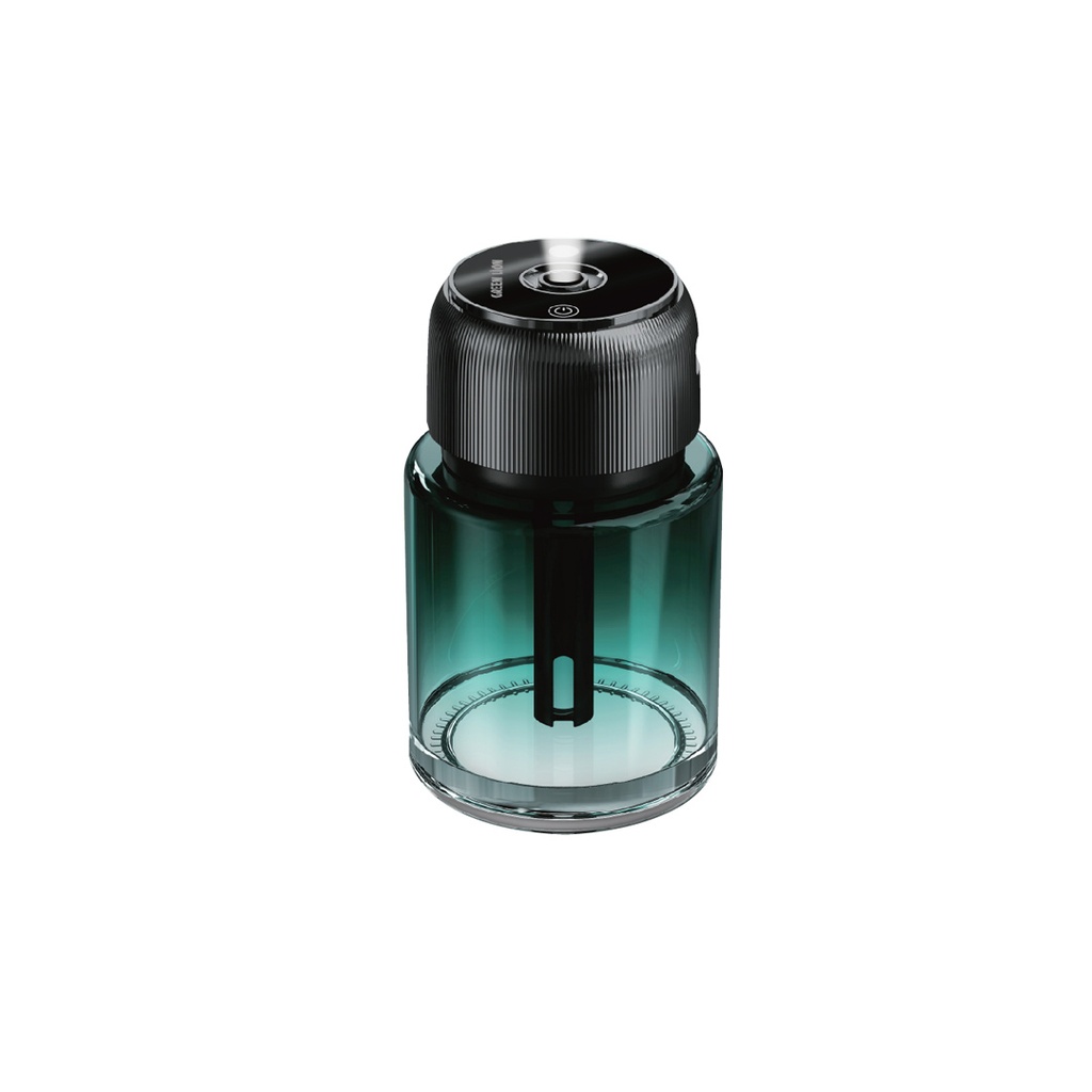 Green Lion Fragrance Diffuser 350mAh Battery 2W, Humidify Softly, Air Cleaning, 160ml Capacity, Atmospher Lights, 2-3H Working Time, Applicable in Car Cup Holder, Home, Office