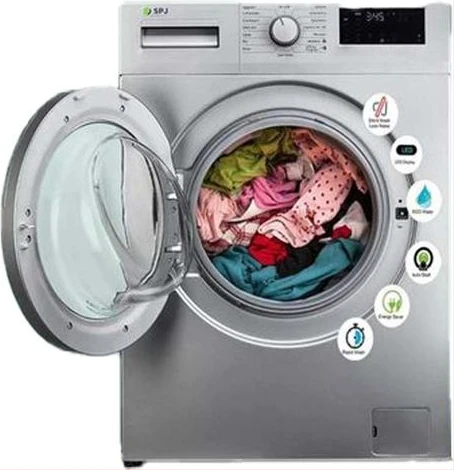 SPJ 8Kg Front Load Fully Automatic Washing Machine - Grey