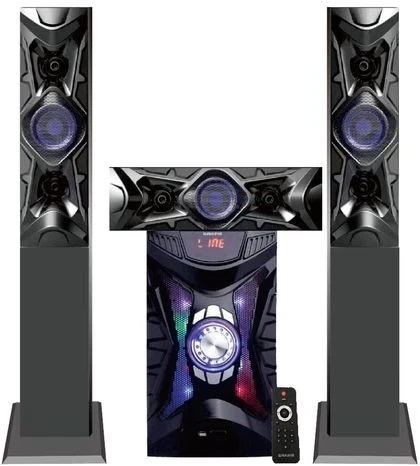 Global-star Home theater Speaker System GS-3301- 3.1 Channel Hifi Enabled 2000W - Black