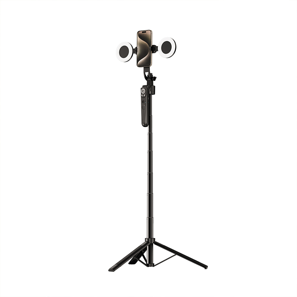 Auto Face Tracking Tripod for Phone, AI Auto Follow-Up, 360° Rotation Phone Tripod  Phone Holder, Selfie Stick for Android, Applied to YouTube, Tiktok, Facetime