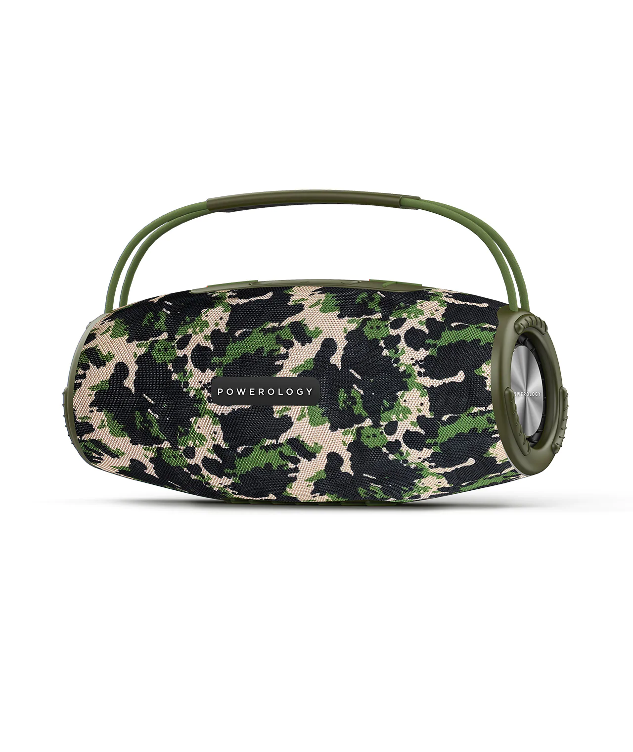 Powerology Phantom Boombox Portable Bluetooth Speaker - Camouflager Green