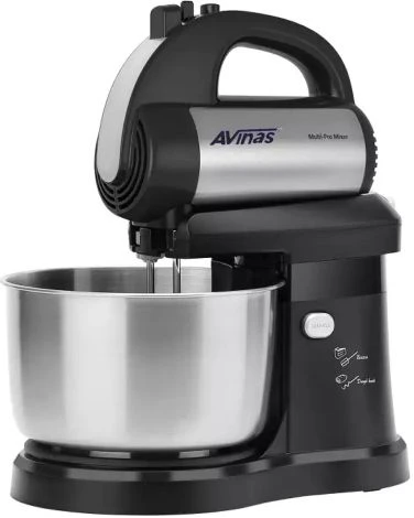 AVINAS 4.2L Blender Dough Hand Stand Mixer Food Processor, Silver