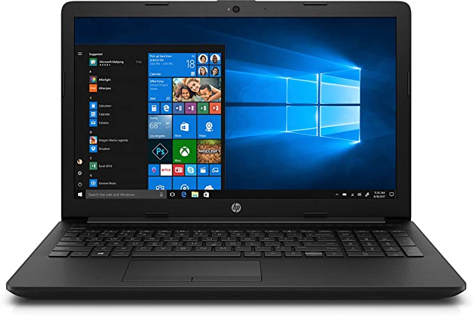 HP 15 Intel Celeron 4GB RAM 500GB HDD Laptop PC Windows 10 - Black