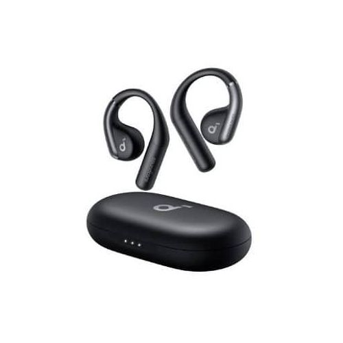 Soundcore Anker, AeroFit Open-Ear Headphones, Ultra Comfort, Snug Fit, Ergonomic Ear Hook, Balanced Sound, IPX7 Waterproof, 42H Playtime, Bluetooth 5.3, App Control, Clear Calls, Wireless Earbuds