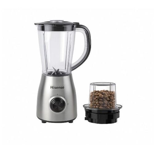 Hisense 1.5 Liters 2 in 1 Unbreakable Blender and Grinder 500W - H15TBSSS2A Stainless Steel (1 YR WRNTY)