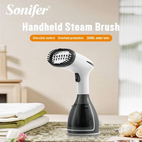 Sonifer SF-9126 Mini Handheld Iron Portable Brush Travel Electric Flat Ironing Garment Steam iron
