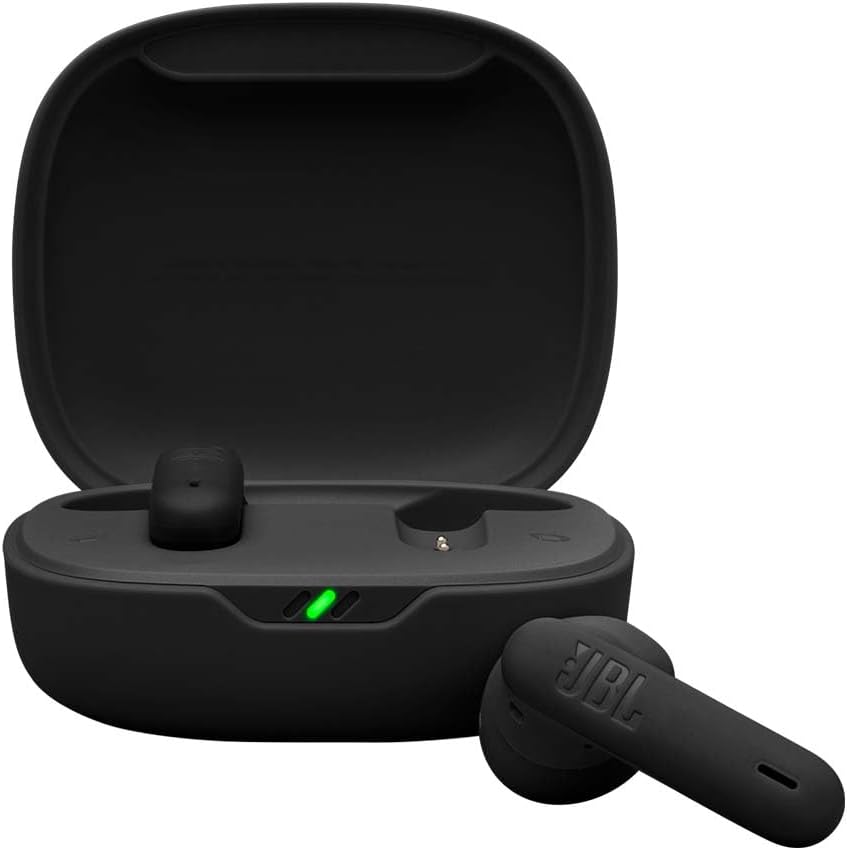 JBL Wave Flex 2, Wireless Bluetooth Earbuds with 40h Playtime, JBL Pure Bass Sound, Smart Ambient Technology, IP54 Water and Dust Resistant, Multi-Point Connection, Open-Back Stick Design, Black
