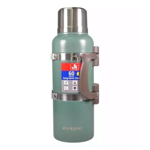 JK Hot & Cold Stainless Steel Vacuum Insulated 4L, 72 Hour Flask, Green