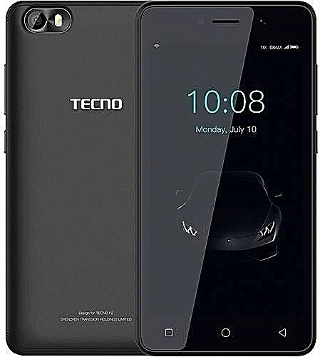 Tecno F1 – 5”, 1GB RAM, 8GB HDD, 5MP Rear + 2MP Front Camera - Black
