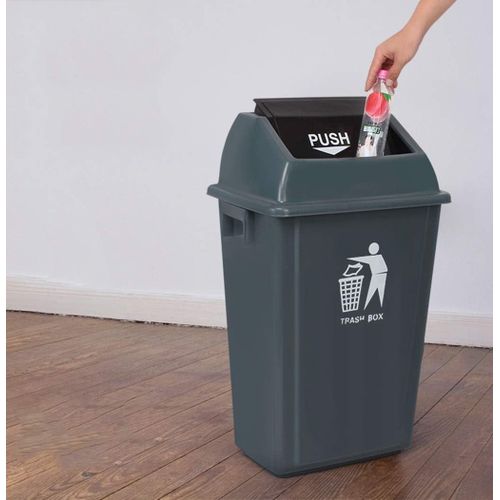 20 Litres Multifunctional Outdoor Large Plastic Trash Can Rubbish Recycling Dust Bin Waste paper basket Garbage Container For School Street Residential Area Dustbins Creative Plastic Public Place