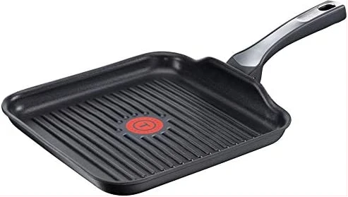 TEFAL Expertise 26x26 cm Grillpan, Black, Aluminium, Induction Compatible C6204072