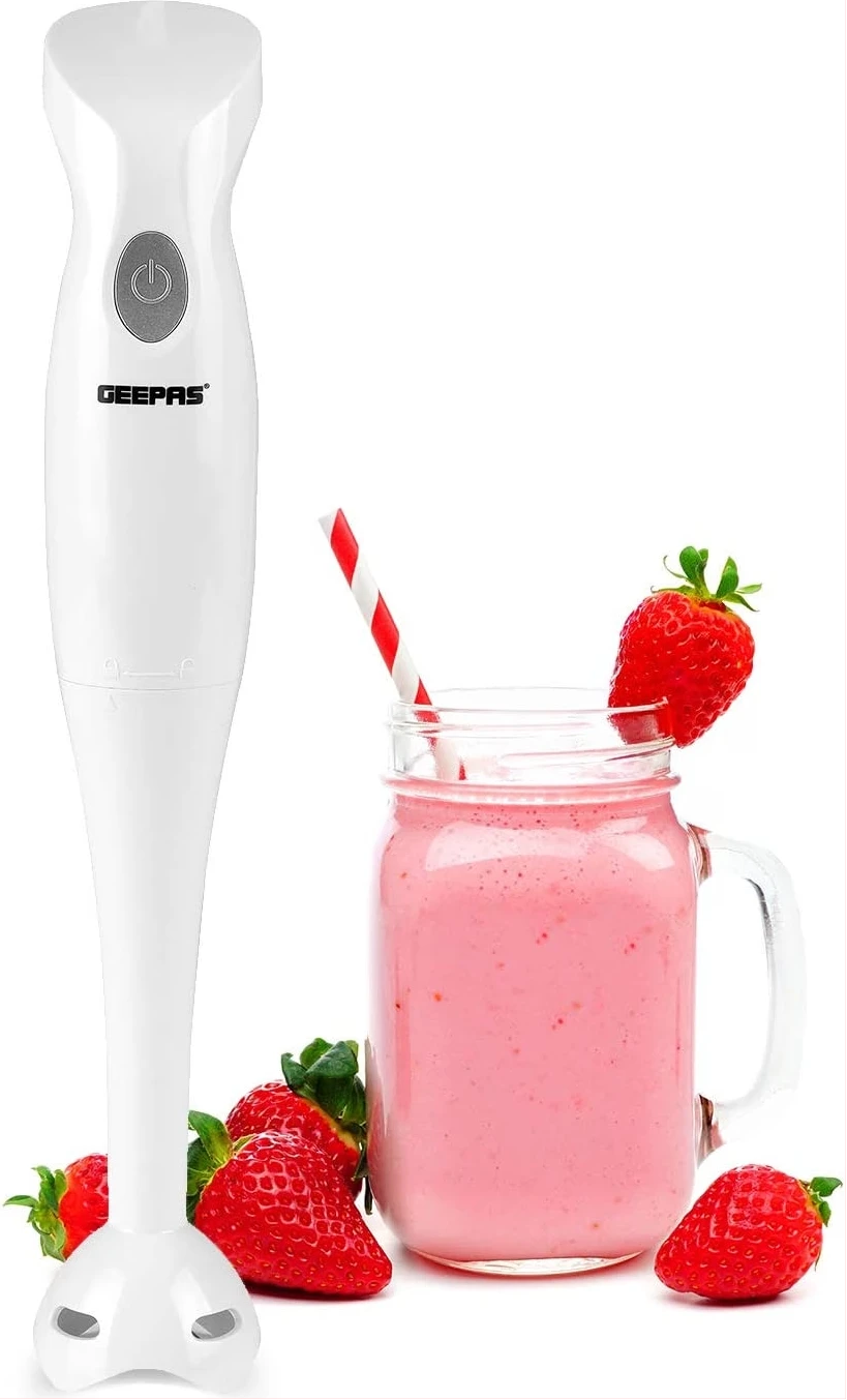 Geepas-Hand Blender, 2 Speed, Stainless Steel Blade, GHB5467