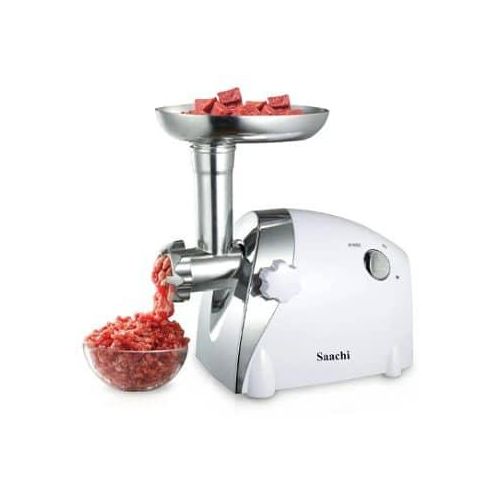 Saachi NL-MG-966 Stainless Steel Meat Grinder With Copper Motor And Multifunctional Attachments