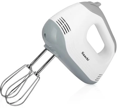 Saachi 7-Speed Hand Mixer Egg Beater - White.