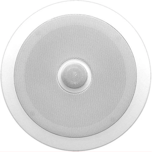 Pylepro Pyle Pair- 6.5” In-Wall/In-Ceiling Midbass Speakers 2-Way Woofer Speaker System Directable 1” Titanium Dome Tweeter Flush Mount Design w/ 65Hz – 22kHz Frequency Response 250 Watts Peak – White