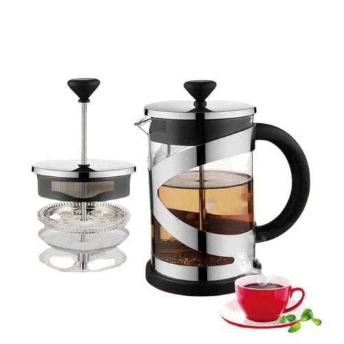 Other 800ml Borosilicate Glass French Press Coffee Espresso Tea Maker Stainless Steel 6-Cup Cafetiere With Reusable Filter Coffee Maker