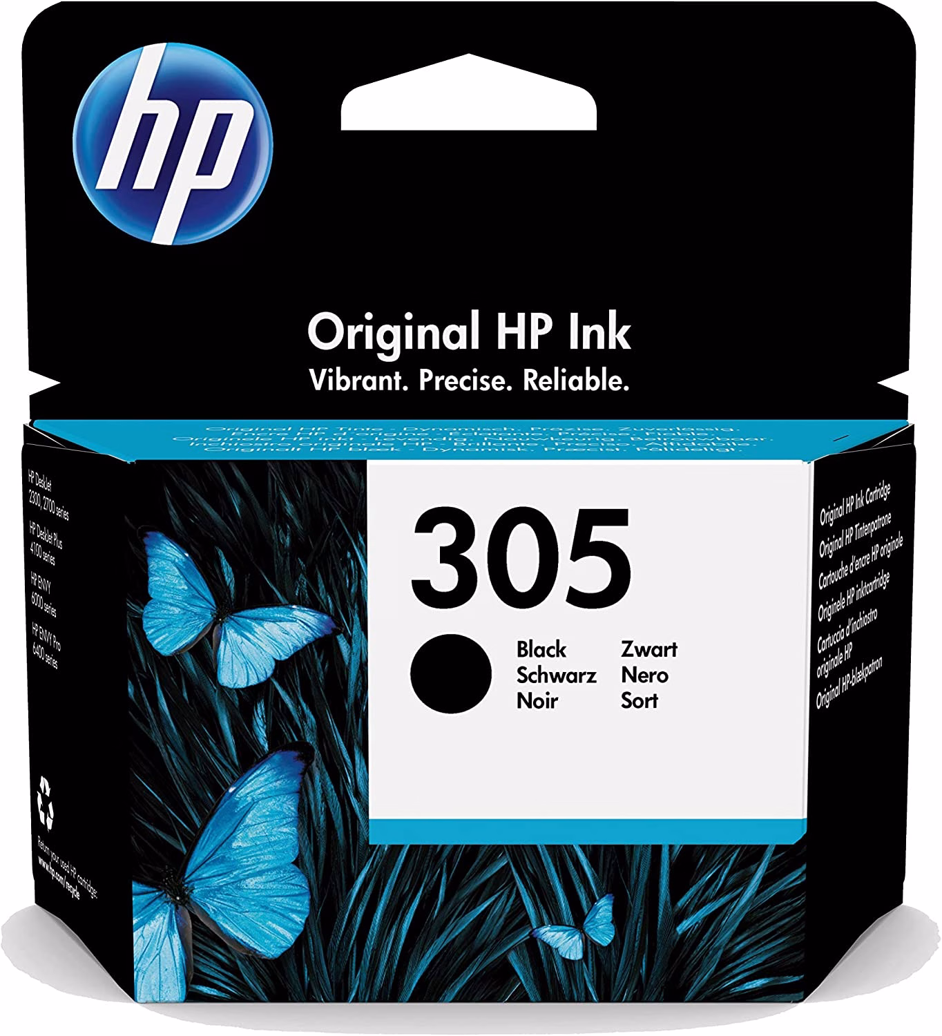 HP 305 Original Black Ink Cartridge For HP 2320 & 2710