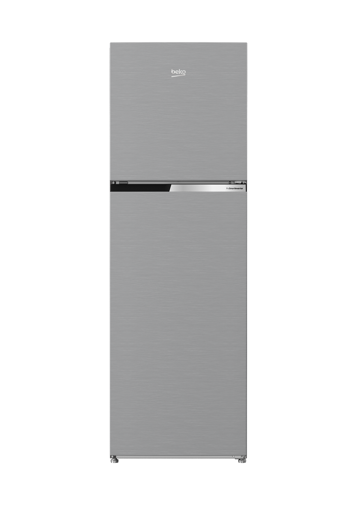 Beko 271L Fridge, RDNT271I50S, (Net 260L) Double Door Top Mount Freezer Frost Free Refrigerator - Inox