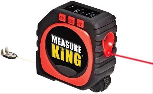 3 In 1 Digital Roller Laser String Measure Tape- Multicolour