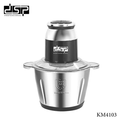 Dsp Electric Kitchen Vegetable Chopper Meat Mincer 250w - 2.0Ltr - Stainless Bowl- Silver