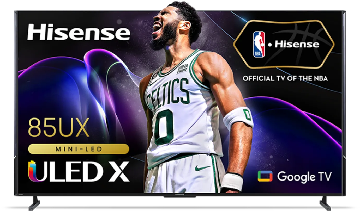 Hisense 85″ Class UX Series Mini-LED ULED X 4K UHD Google TV – Black (3YRs WRTY)