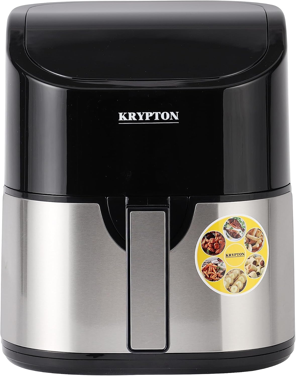 Krypton KNAF6227 1500W Digital Air Fryer 3.5L - Hot Air Circulation Technology for Oil Free Low Fat Dry Fry Cooking Healthy Food - Non-Stick Basket, Overheat Protection