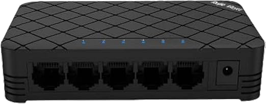 Ruijie RG-ES05 5-Port 10/100Mbps, Plastic Case Unmanaged Desktop Switch, Reyee Rouijie Networks, Small Enterprises Tailored Desktop Switch, Consists Of 4 Different Models To Meet Network Needs