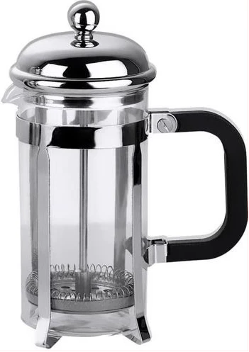 Stainless Steel French Press Coffee Espresso Tea Maker, 600ml,Colorless