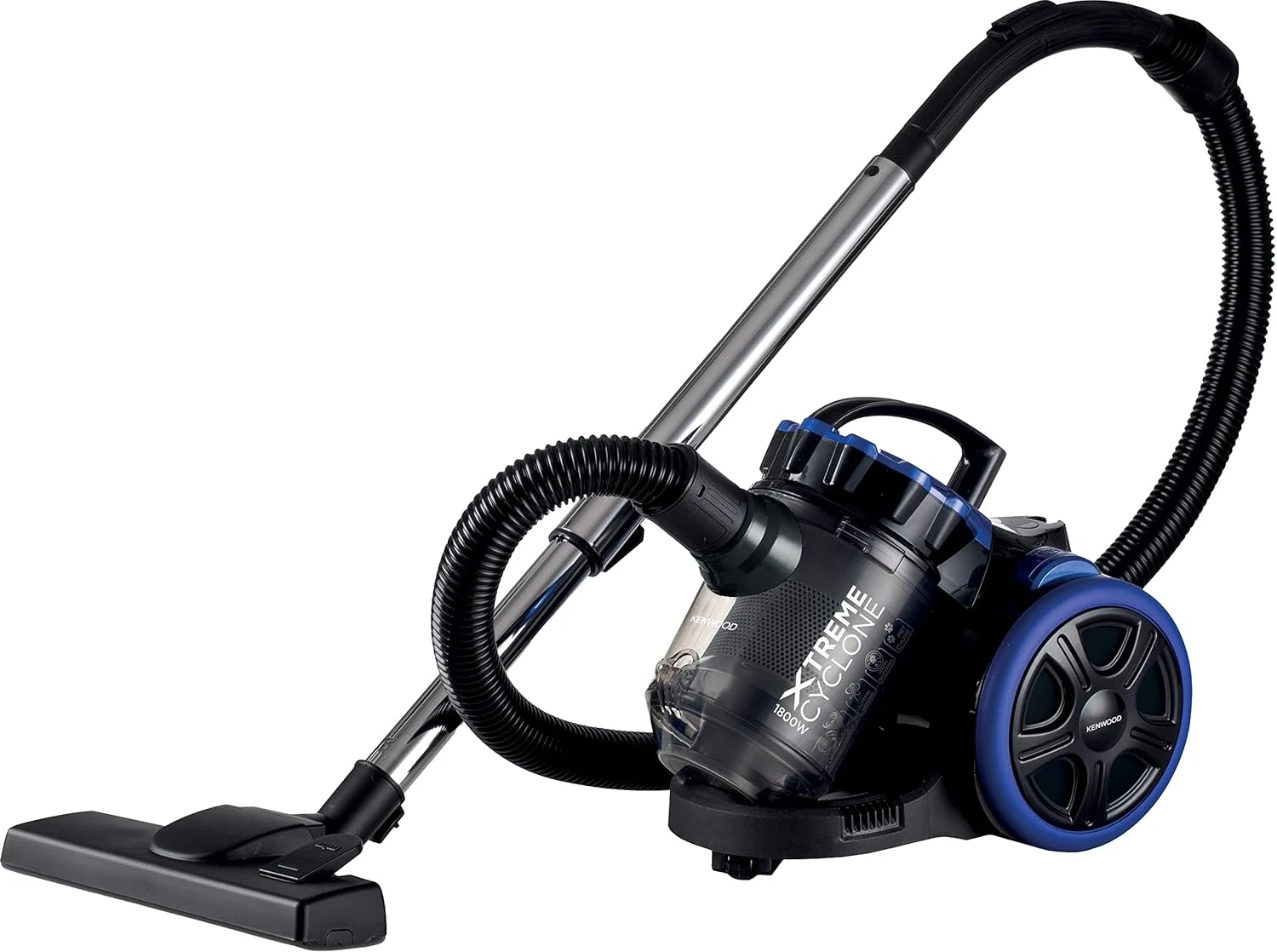 Kenwood Xtreme Cyclone Bagless Vacuum Cleaner, 1800W, VBP50 - Black