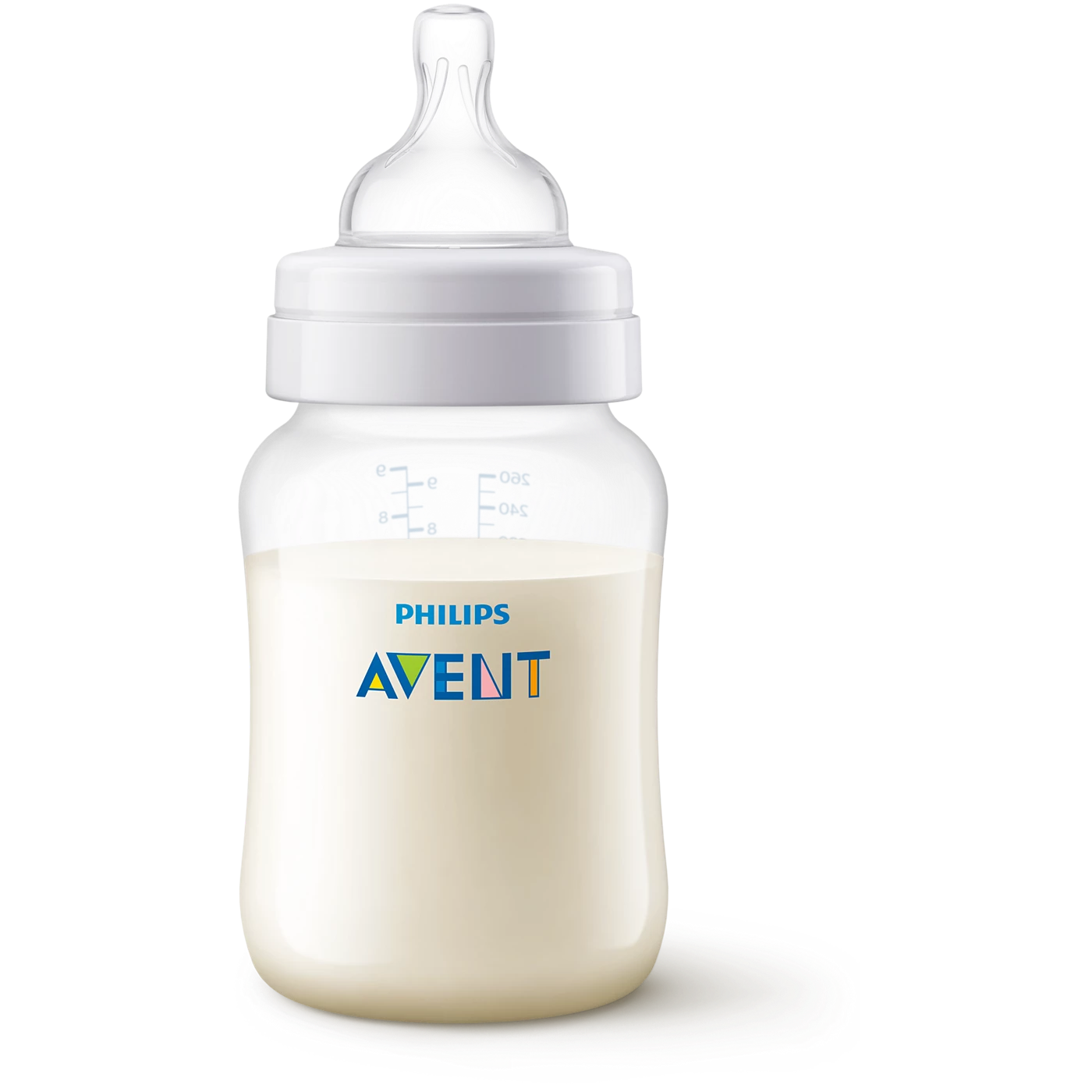 Philips Avent 1pc Anti-Colic Baby Bottle 260ml, SCF813/61 - White