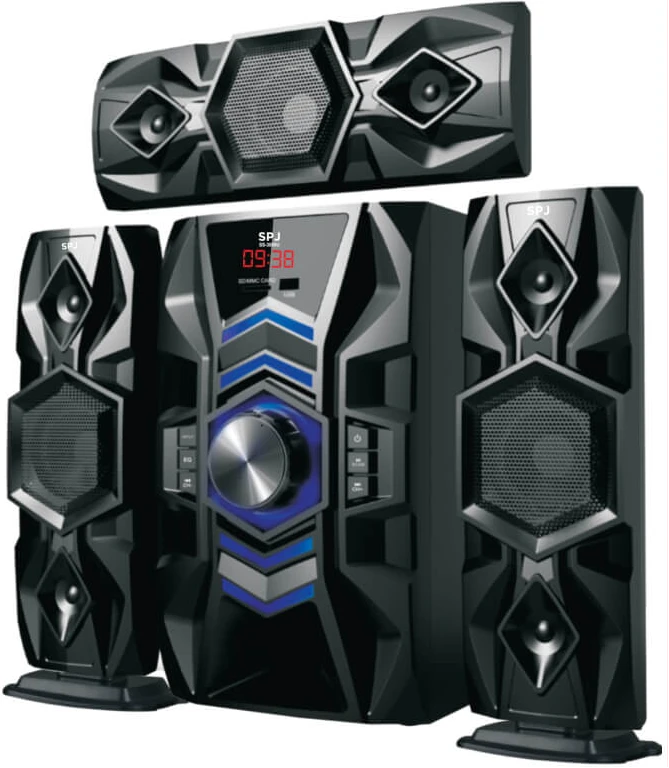 SPJ SS-3009U Multimedia Home Theater System- Black