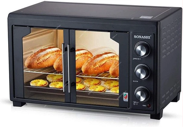 Sonashi French Electric Oven, STO-735F, 45 Ltrs, 2000W, Black