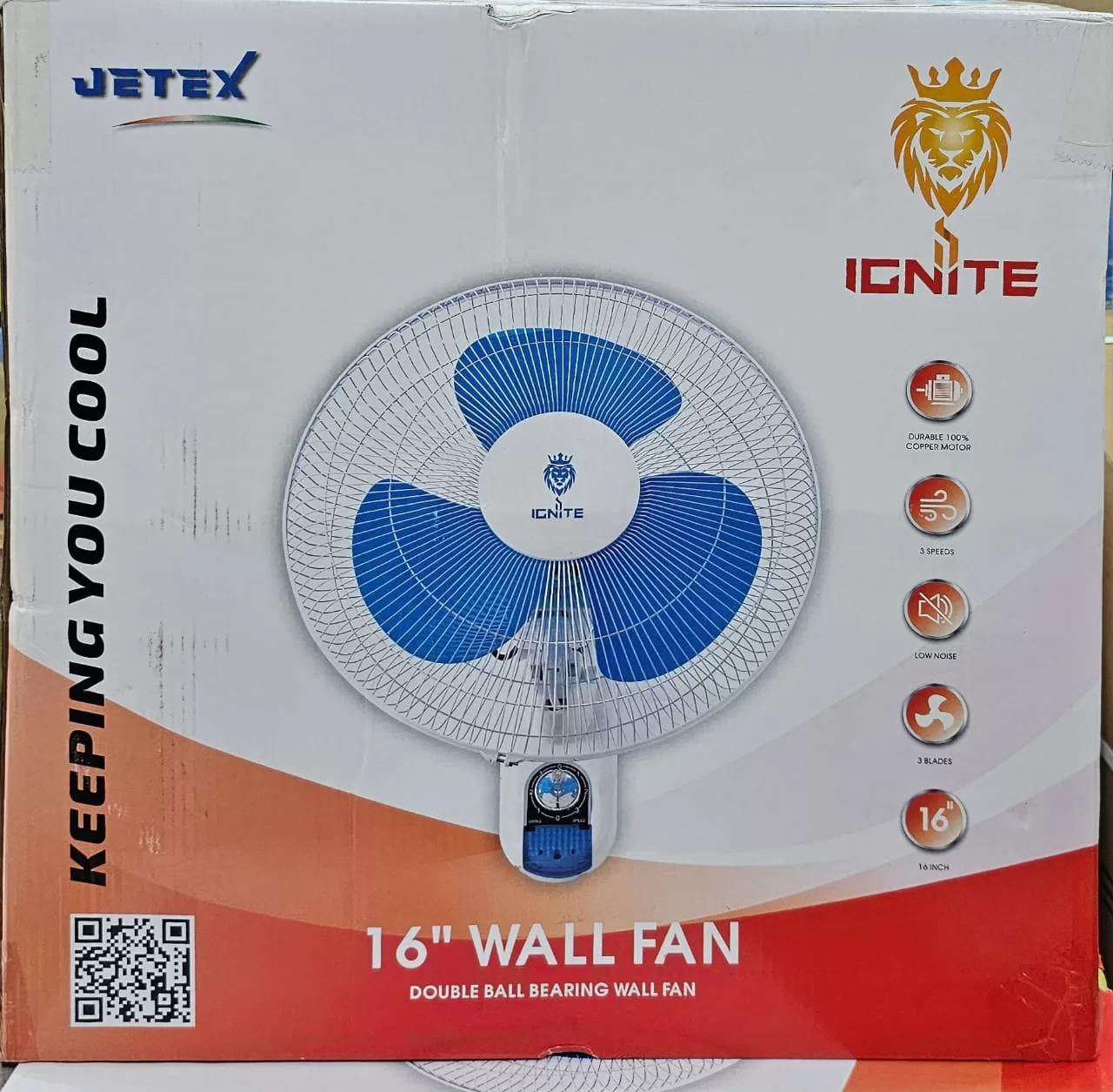 IGNITE 16 Inch Wall Fan