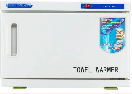 16L Salon Hot UV Sterilizer Cabinet Towel Warmer Tabletop Ultraviolet Sanitizer Heater for Spa Facial Beauty Nail Tattoo Tool Sterilization