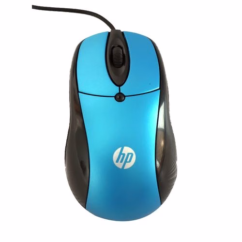 Hp Comfort Optical Wired Mouse - Blue