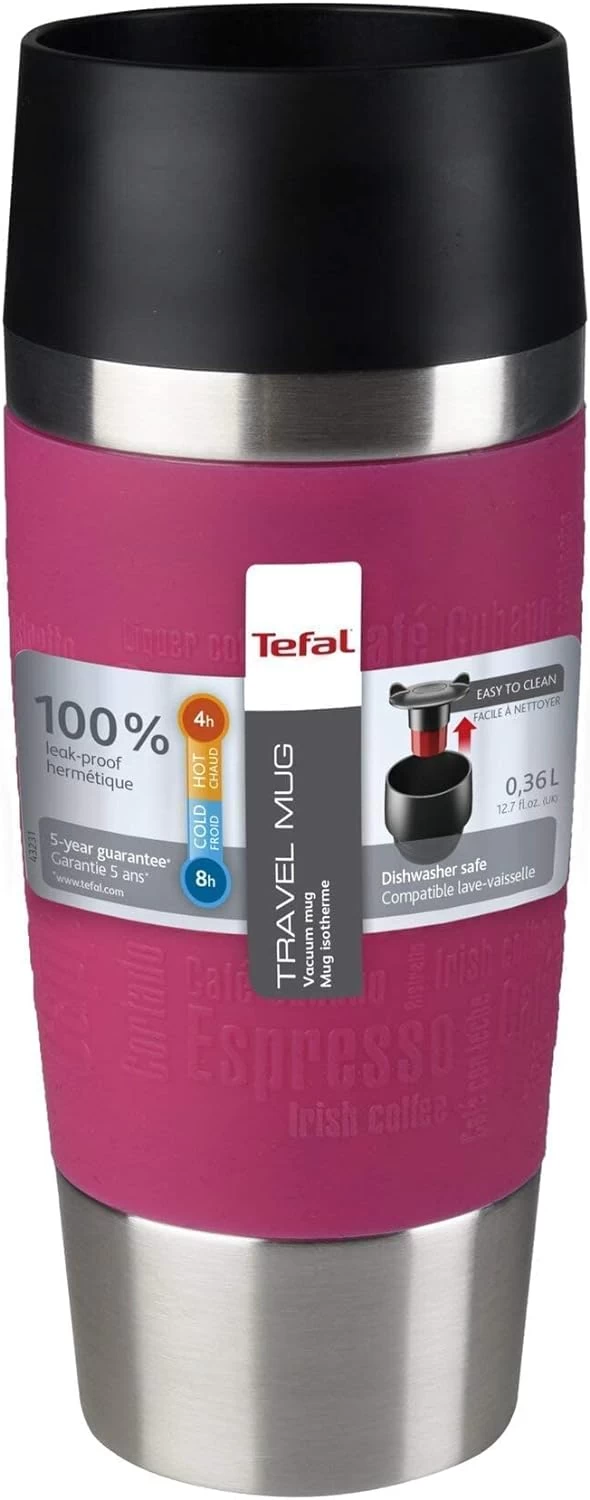 Tefal 0.36L Thermal Travel Mug K3082114 – Blue